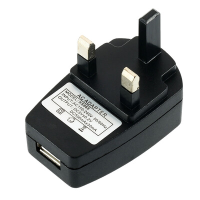 

USB AC Power Wall Adapter Travel Charger for MP34 iPod Cellphone UK Plug