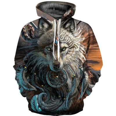 

Mens Hoodie 3D Printed Women Pullover Sweater