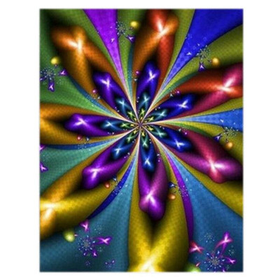 

UpperX Abstract Flower DIY 5D Diamond Embroidery Painting Cross Stitch Craft Home Decor