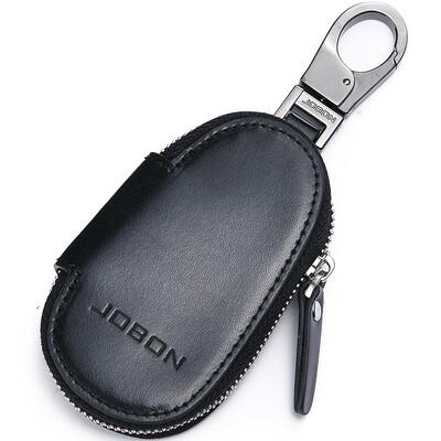 

Jingdong Supermarket] JOBON Zhongbang leather simple coin purse key car bag key bag portable ZB-8803 black