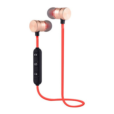

Wireless magnetic suction Bluetooth earphone metal heavy bass neck neck