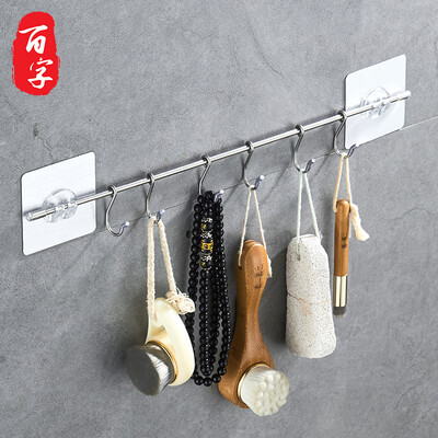 

Hundred words sucker hook behind the door strong stainless steel hook stickers no trace coat hook door rear hook hook