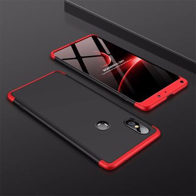 

Goowiiz Phone Case For Xiaomi Mi Mix 2Max 2Mix 2S Fashion Color collision 360 Degree Coverage PC Full Protection