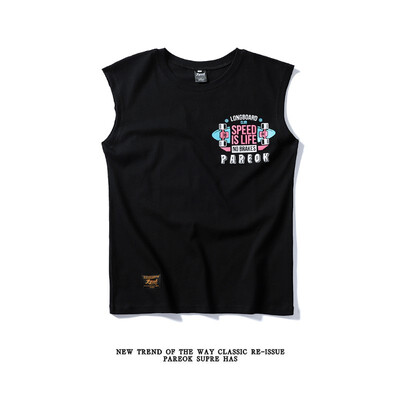 

Damaizhang Brand Designer Slim Fit Men Tanks Hip Pop Sleeveless Cotton Men Tank