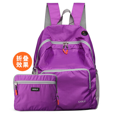 

Golf GOLF Backpack Folding Computer Backpack Bag 14 Inch Large Capacity Waterproof Lightweight Storage Carrying Outdoor Travel Bag D5BV82732S Purple