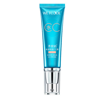 

Water password seaweed Yingrun water Yang light CC frost 40g (bright yellow color) (cosmetic BB cream concealer moisturizing pores lasting do not Tuozhuang
