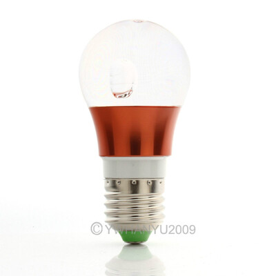 

3W E27 / E14 / gu10 RGB климата привело лампочку огонь 85-265v + пульта ду.