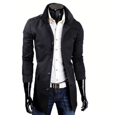 

Zogaa New Men's Wind Coat Slim Casual Coat