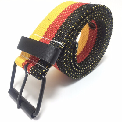 

Men Fashion Casual stripe Canvas Tactical Belt