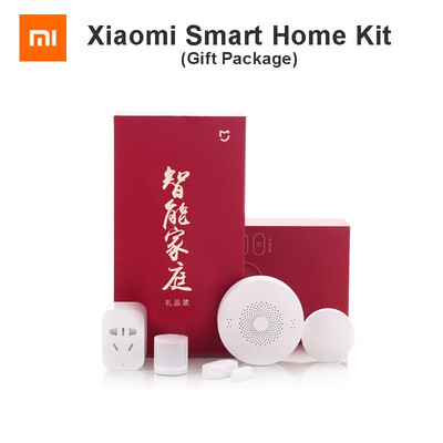 

Gift Package Xiaomi Smart Home Automation Mijia 5in1 Kit LED GateWay 2 Zigbee Sensor WiFi Switch