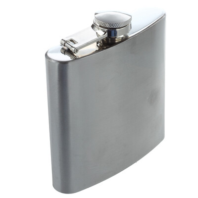 

UpperX 6oz Hip Flask Pocket Whisky Liquor Vodka Holder Funnel 75ml Folding Cup