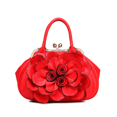

люксовый бренд леди цветок сумки случайных женщин кожаной сумки высокого качества женщин, моя леди сумочки