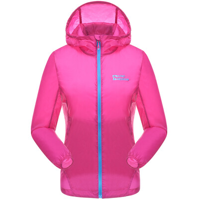 

Elmont ALPINT MOUNTAIN skin clothing couple models men&women breathable shade skin windbreaker walking water splashing water 640-102 rose red S