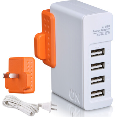 

ON HOU1440G 4 порта (5V4A) USB приемник использует больше адаптер питания / зарядное устройство типа зарядки Портативные заголовки Universal Plug отправлено Британский зеленый