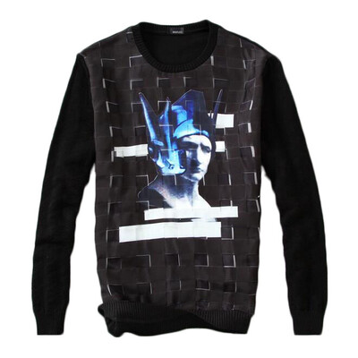 

Zogaa New Mens Sweater Printing Special Process