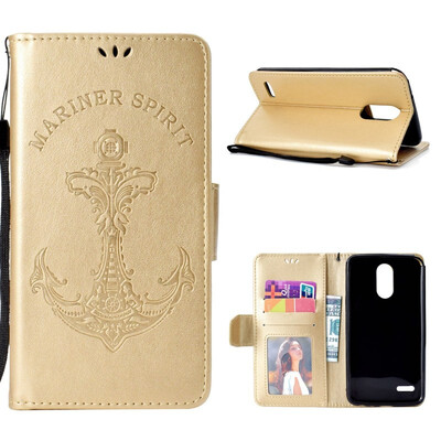 

MOONCASE Apple iPhone X Embossed Mermaid Anchor Holster - Gold