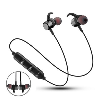 

Bluetooth Magnetic stereo Hi-FBluetooth Sport con Micro HDNoise Cancelling Flex Bluetooth Earphone Sports Wireless Headphones