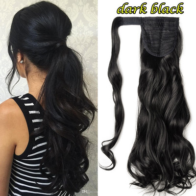 

1724" Wrap Around Ponytail Extension for Woman Hair 125-145g