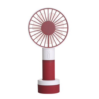 

TOMNEW USB Mini Desk Handy Fan Portable 1200mAh 2 Speed LED Night Light Table Handheld Fan with Sling for Home Office Outdoors