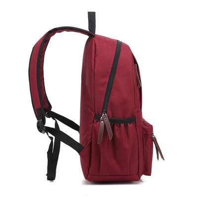 

Fashion student bag neutral solid color Oxford men&women backpack backpack
