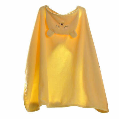 

Kids Hooded Blanket Shawl Warm Flannel Catoon Stroller Car Sofa Bedding Blanket Robe Cape Cloak Boy Girl Purple