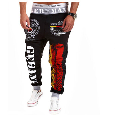 

Zogaa New Mens Active Pants Fashion Printing Casual