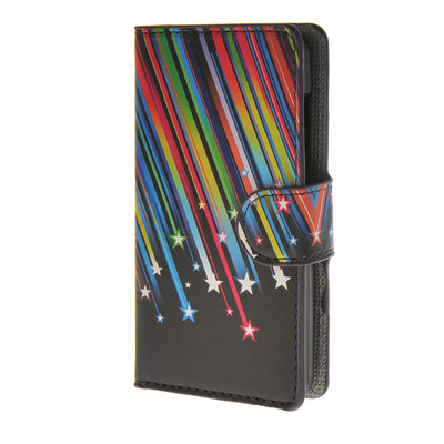 

MOONCASE Meteor style Leather Wallet Flip Card Slot Stand Pouch Case Cover for Microsoft Lumia 430 A05