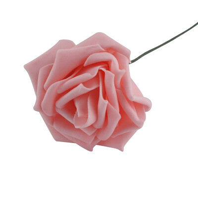 

NicerDIcer New Artificial Foam Rose Bouquet Floral Flowers Bridal Wedding Decor 7cm