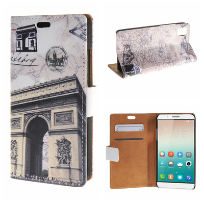 

MOONCASE Huawei Honor 7i ЧЕХОЛ ДЛЯ Flip Wallet Card Slot Stand Leather Folio Pouch /a05