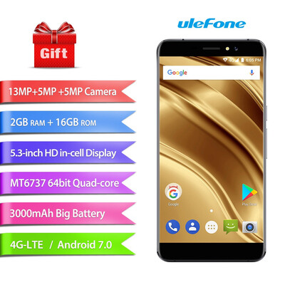 

Ulefone S8 Pro Mobile Phone 53 inch HD MTK6737 Quad Core Android 70 2GB16GB Fingerprint 4G Smartphone