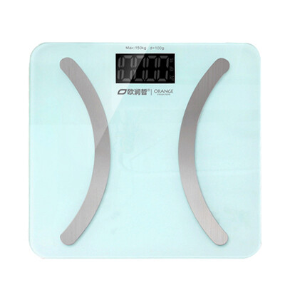 

Ou Runzhe Body Fat Scale Bluetooth Smart Tempered Glass Panel Electronic Weight Fat Scale