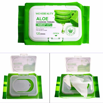 

Aloe Vera Cleansing Facial Towel Makeup Remover 120 pcs