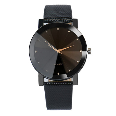 

Men Watches Luxury Unisex Popular Womens Watches Quartz Stainless Steel Dial Leather Band Wristwatch