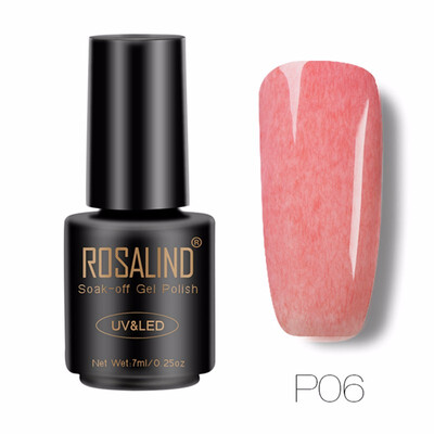 

ROSALIND Black Bottle 7ML Faux Fur Effect P01-12 Gel Nail Polish Nail Art Nail Gel Polish UV LED Long-Lasting 3D Gel Lacquer