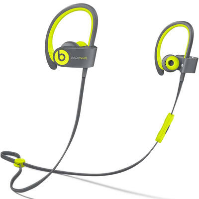 

Удары Powerbeats2 Доктором Дре Беспроводные наушники - белый гибридную версию беспроводных Bluetooth беспроводных наушников спорта с пшеницей MHBG2PA / A