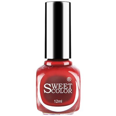 

Sweetcolor Micro-light treatment CM-A03 rich red 12ml (French raw materials, environmentally friendly nail polish dry long-lasting comparable to nail polish dark red red