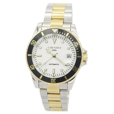 

New Steampunk Sport Auto Mechanical Stainless Steel Men Wrist Watch White Dial