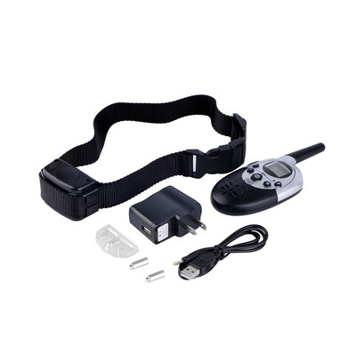 

1000 Yard Rechargeable Waterproof LCD Shock Vibra Remote Pet Dog Training Collar