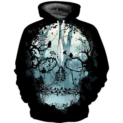 

Mens Hoodie 3D Printed Women Pullover Sweater