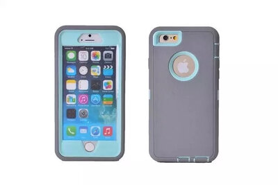 

MITI 11Colors Candy Solid Color Robot 3 in 1 Hybrid Shock proof Heavy Duty Defender PC Silicone back case For iphone6/6S 4.7