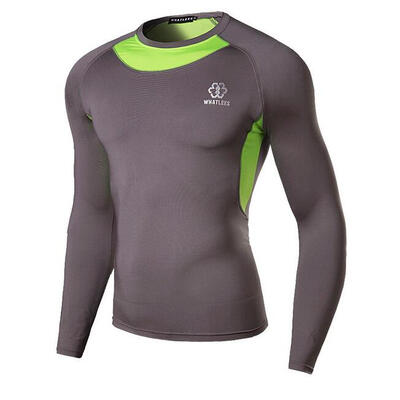 

Zogaa Mens T-shirt Close Dry Active Long Sleeve