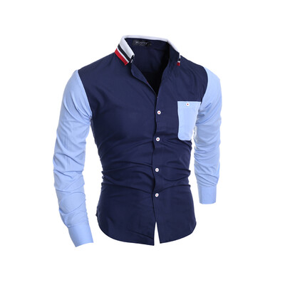 

Zogaa New Men' Shirt Knitting Fashion