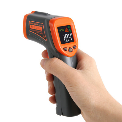 

SMARTSENSOR AT380color screen infrared thermometer industrial temperature gun