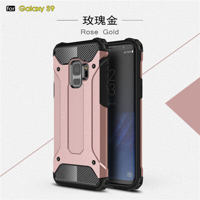 

Goowiiz Phone Case For Samsung Galaxy S9S9 Plus King Kong Armor Fashion Bumper PC TPU Prevent falling