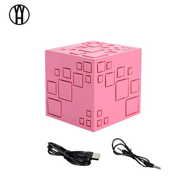 

WH LED Magic Wireless Bluetooth Speaker FM Radio Bluetooth Speaker with Microphone TF Card USB Handsfree Wireless Speaker