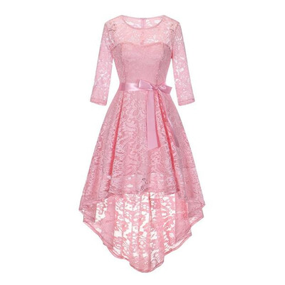 

New Womens 12 Sleeves Lace Short Prom Formal Casual Swing Party Cocktail Dresses