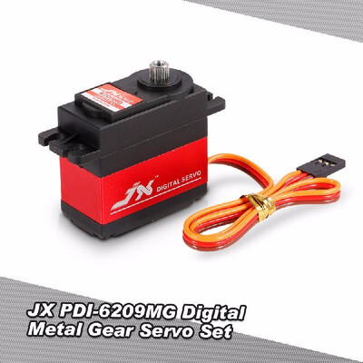 

JX PDI-6209MG 48V-6V 013sec60° 935kg Digital Metal Servo Aluminums Case for 110 RC car