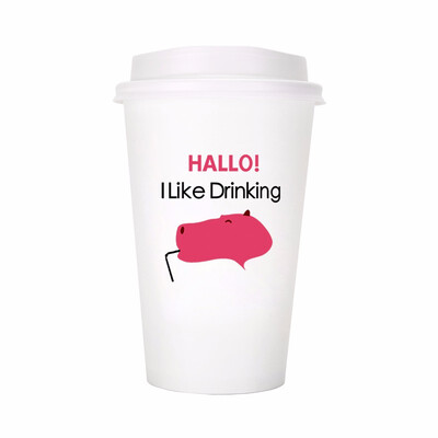 

OTOR 12oz16oz Paper Coffee Tea Cup Disposable Tableware For Cafe Shop Wedding Babyshower Children Birthday Party 1000pcs