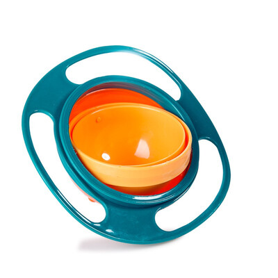 

New Design Children Bowl Practical Design Rotary Balance Bowl Novelty Universal Gyro Bowl 360 Rotate Spill-Proof Bol Rotati