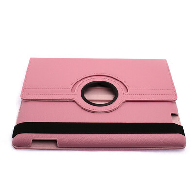 

360 DEGREE ROTATING STAND LEATHER CASE FOR IPAD 2 3 SLEEP WAKE